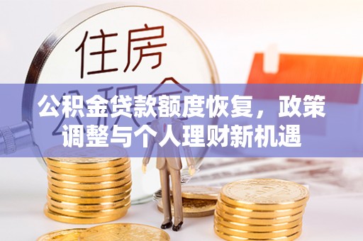 延川公积金贷款额度恢复，政策调整与个人理财新机遇