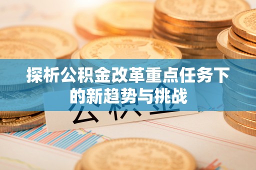 延川探析公积金改革重点任务下的新趋势与挑战