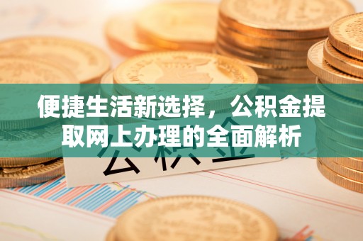 延川便捷生活新选择，公积金提取网上办理的全面解析