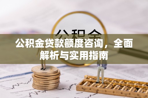延川公积金贷款额度咨询，全面解析与实用指南