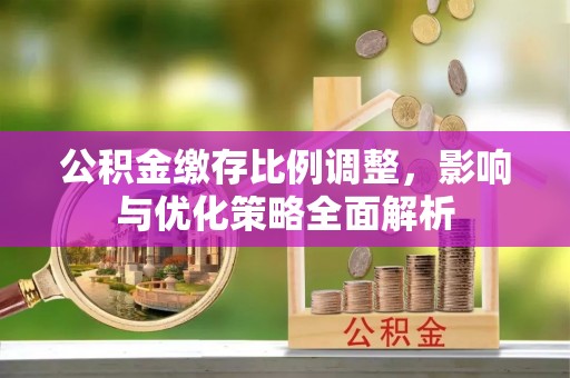 延川公积金缴存比例调整，影响与优化策略全面解析