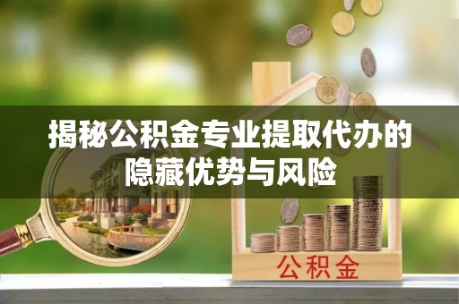 延川揭秘公积金专业提取代办的隐藏优势与风险