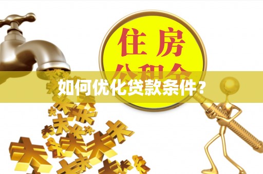 延川如何优化贷款条件？