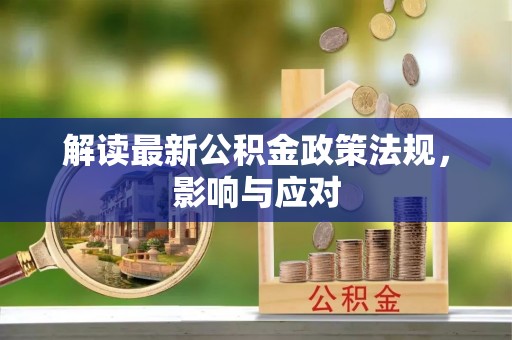 延川解读最新公积金政策法规，影响与应对