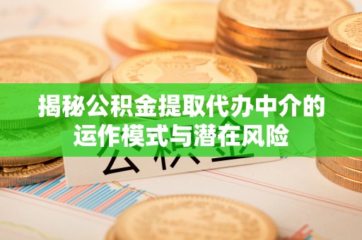 延川揭秘公积金提取代办中介的运作模式与潜在风险