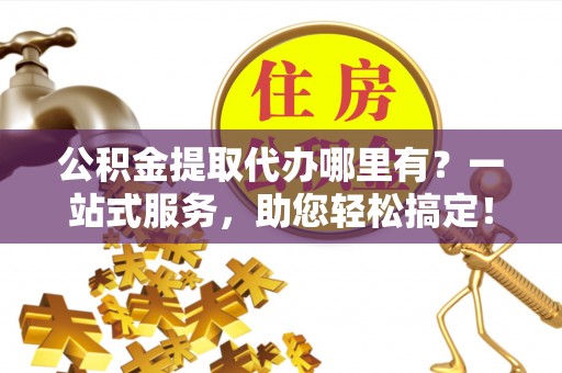 延川公积金提取代办哪里有？一站式服务，助您轻松搞定！
