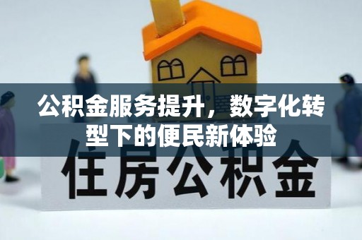 延川公积金服务提升，数字化转型下的便民新体验