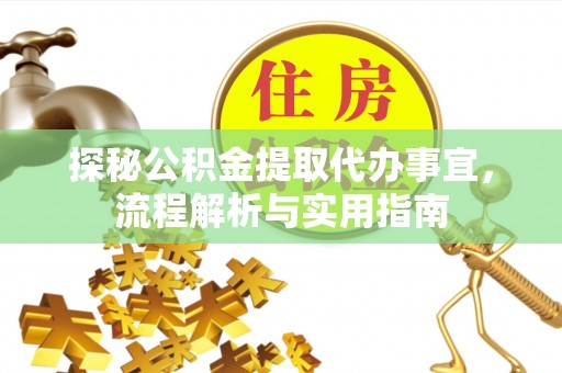 延川探秘公积金提取代办事宜，流程解析与实用指南