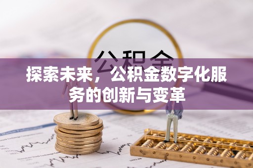 延川探索未来，公积金数字化服务的创新与变革