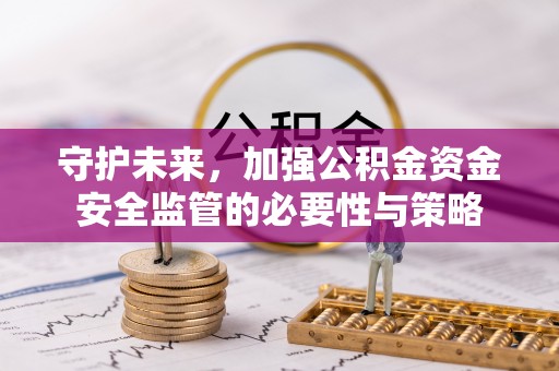 延川守护未来，加强公积金资金安全监管的必要性与策略