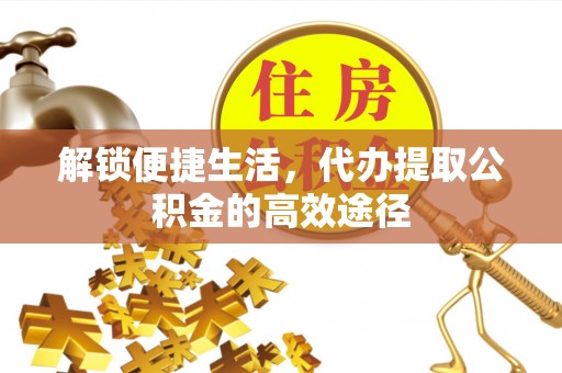 延川解锁便捷生活，代办提取公积金的高效途径