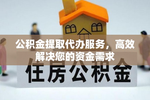 延川公积金提取代办服务，高效解决您的资金需求