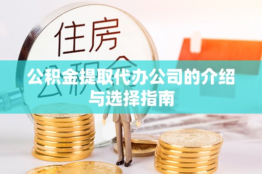 延川公积金提取代办公司的介绍与选择指南