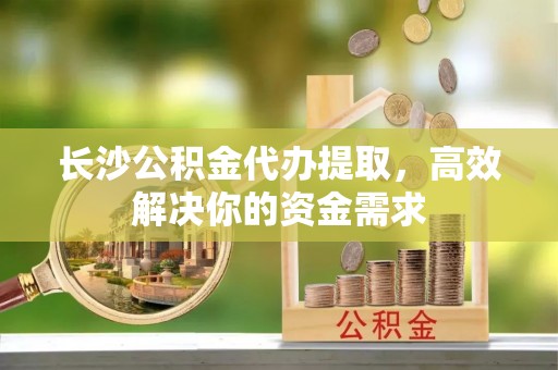 延川长沙公积金代办提取，高效解决你的资金需求