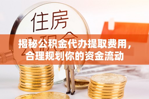 延川揭秘公积金代办提取费用，合理规划你的资金流动