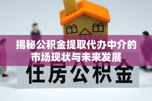 延川揭秘公积金提取代办中介的市场现状与未来发展
