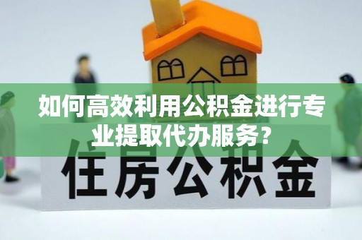 延川如何高效利用公积金进行专业提取代办服务？