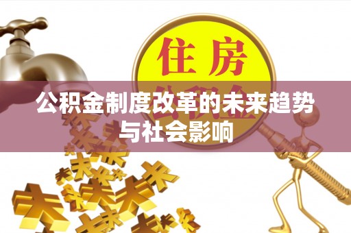 延川公积金制度改革的未来趋势与社会影响