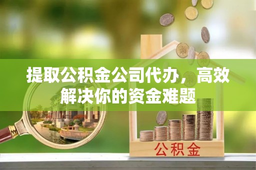 延川提取公积金公司代办，高效解决你的资金难题